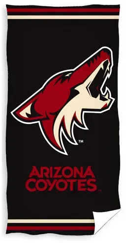 Handtuch Official Merchandise  NHL Arizona Coyotes - Schwarz,Weinfarbe