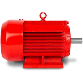 Eberth Elektromotor 400V mit 4 kW Leistung, Drehstrommotor aus Aluminium, 3-Phasen, Drehzahl 2890 U/min., 8,2 A, Asynchronmotor für Einsatz in Industrie, 46 kg