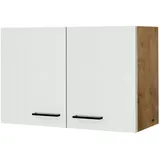 Quartier Hängeschrank Eiche 80 x 54,8 x 32 cm Weiß