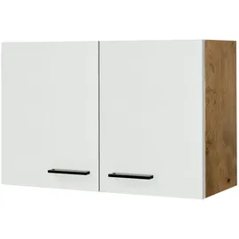 Quartier Hängeschrank Eiche 80 x 54,8 x 32 cm Weiß