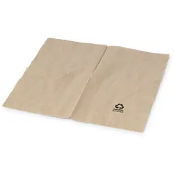 BIOZOYG 100 Stück Servietten 20x20cm Papierservietten, Einwegservietten, 2-lagig, 1/4 Falz, aus Recyclingpapier, ideal für Gastronomie und Events