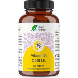 r(h)ein nutrition & health gmbh Vitamin D3 2.000 I.E. Kapseln