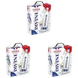 Pure Divine - Französischer Vodka aus den Nordvogesen - 37.5 Prozent Vol - Großpackungen 3 Liter - Wodka Bag in Box (1 x 3 l) (Packung mit 3)