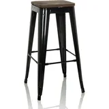 HJH Office Barhocker VANTAGGIO HIGH WS / Schwarz
