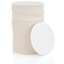 Bierdeckel, rund, natur, 10,7 cm Ø, 100 Stück