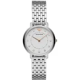 Emporio Armani KAPPA AR80023 Damenarmbanduhr - Silber/Weiß