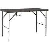 vidaXL Gartentisch Klappbar 120 x 60 x 74 cm Braun