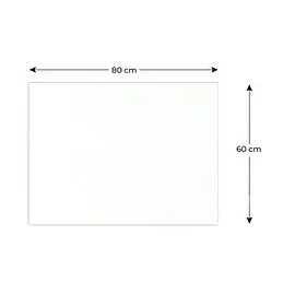 ALLboards Memoboard 60 x 80 cm Weiß