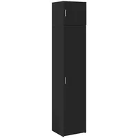 VidaXL Hochschrank Schmal Schwarz 45x42,5x225 cm Holzwerkstoff