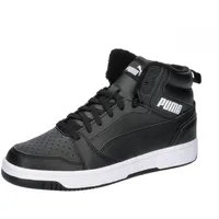 Puma Rebound V6 Mid Winterized Sneaker Kinder 01 black/white 36