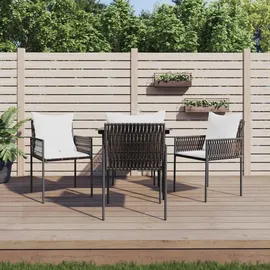 vidaXL Garten-Essgruppe 5-tlg. Braun