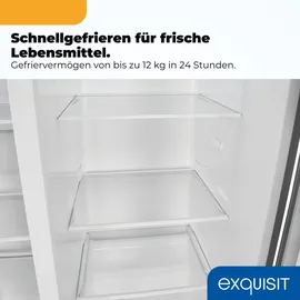 Exquisit SBS 520-CF-040E Side-by-Side (513 l, 1770 mm hoch, Inoxlook-az)