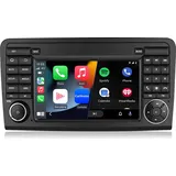 2+32G Carplay Android 13 Autoradio Für Mercedes Benz ML/GL Klasse W164 X164 GPS Navi WIFI BT FM USB RDS DAB+ SWC