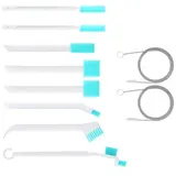 Knoruley Eismaschinenreiniger-Set Eismaschinenreinigungsbürsten Set Kartensteckplatz-Bürstenset