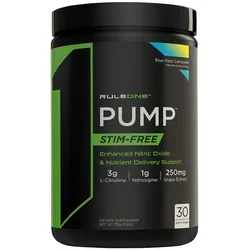 Rule1 PUMP (315 g, Blaue Razz-Limonade)