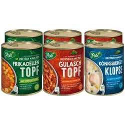 Pote Deftige Mahlzeit Eintöpfe 800 g, verschiedene Sorten, 6er Pack