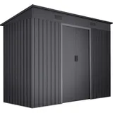 Wasabi Gartenhaus 2,38 x 1,30 m Anthrazit