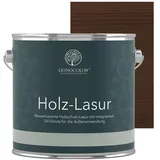 Lignocolor® Holzlasur 2,5L (Nussbaum dunkel) Holzschutzlasur für Außen & Innen Wasserbasis – Andere Farbtöne verfügbar