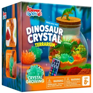 Klever Kits Terrarium Terrarium Kit für Kinder DIY Nachtlicht rot