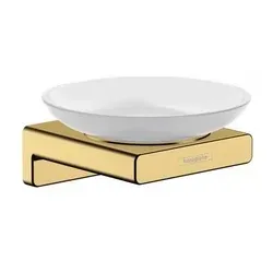 Hansgrohe Seifenschale AddStoris Gold-Optik Metall, Keramik 41746990