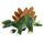 Semo Stegosaurus 30 cm Grün/Mehrfarbig