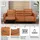 OTTO home Couch Kunstleder 3-Sitzer Schwarz