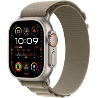 Apple Watch Ultra 2 GPS+Cellular 49 mm Titaniumgehäuse, Alpine Loop olive S