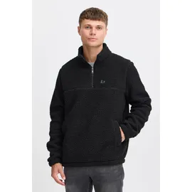 Blend Fleecepullover Troyer Schwarz XL