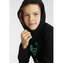 Kidsworld Kapuzenshirt in schwarz | Gr.: 164/170,