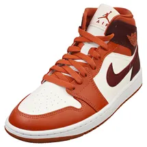 Jordan Nike Wmns Air Jordan 1 Mid Code BQ6472-200, Bordeauxweiß, 36.5 EU - 36.5 EU