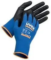 UVEX Montage-Handschuh athletic lite dry Gr. 9 Nitril-Noppen blau/schwarz 6003.3