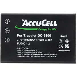 AccuCell Akku passend für HP Photosmart R507, R607, R707, R717