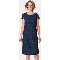 GOLDNER Cocktailkleid Spitze Blau 38