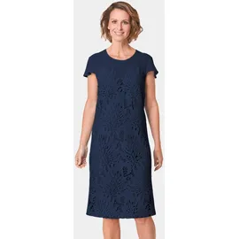 GOLDNER Cocktailkleid Spitze Blau 38