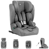 Kikkaboo Autokindersitz Kindersitz i-Cross i-Size, bis: 36 kg, (76-150cm) Isofix Top Tether Kopfstütze Gurt grau