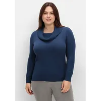 Sheego Pullover in marine | Gr.: 48