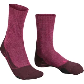 Falke TK2 Wool Trekkingsocken Damen burgundy 39-40