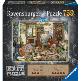 Ravensburger EXIT Puzzle Ravensburger Das Künstleratelier 759 Teile