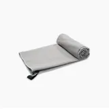 SF SUPRFIT Sporthandtuch Microfaser Handtuch mit Tragetasche, Inklusive Tragetasche für einfachen Transport grau