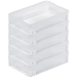 Proregal Eurobehälter BasicLine 7 x 20 x 30 cm 5-tlg. transparent