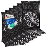 NYVI Hochlehnerauflage Hochlehner Auflagen 6er Set Barcelona - Gartenstuhlauflagen 118x50cm, (6 St), Stuhlauflage, Sitzauflage mit Halteband, UV-fest, Blumen Floral