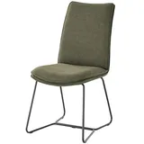 Esszimmerstuhl mit Griff Zabea , grün , Maße (cm): B: 48 H: 94 T: 65.0