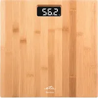 ETA ETA, Personenwaage 978090000 Personenwaage Quadratisch Bambus Elektronische Personenwaage
