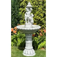 Casa Padrino Barock Springbrunnen Grau Ø 63 x H.