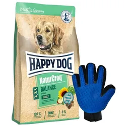 Happy Dog NaturCroq Adult Balance 15 kg + Kämm Handschuh GRATIS!