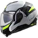 LS2 Advant II Triple Grau/Gelb M