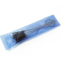 Wiltec 5 teiliges Reinigungsbürsten Set für Airbrushpistolen, 1,5 / 1,09 / 0,88 / 0,73 / 0,63 / 0,55 mm, Airbrush Zubehör zur Reinigung