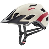 Uvex access - leichter MTB-Helm für Damen und Herren - individuelle Größenanpassung - optimierte Belüftung - sand red mat 57-62 cm