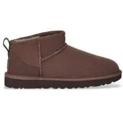 UGG für Damen. 1116109 Klassische Ultra Mini braune Lederstiefel (36), Wohnung, Keine, Lässig