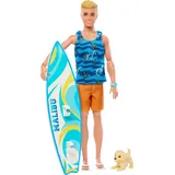 Barbie Ken with surfboard (HPT50)